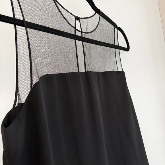 Aritzia Babaton Lionel Sleeveless Black Mesh Blouse - Picture 6 of 12